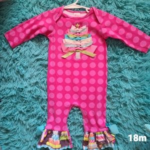 Ricrac & Ruffles romper